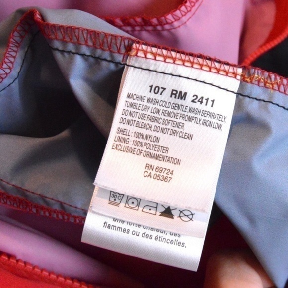 Men’s Columbia Packable Lightweight Windbreaker Jacket, Red/Black - Size XL - Picture 5 of 13